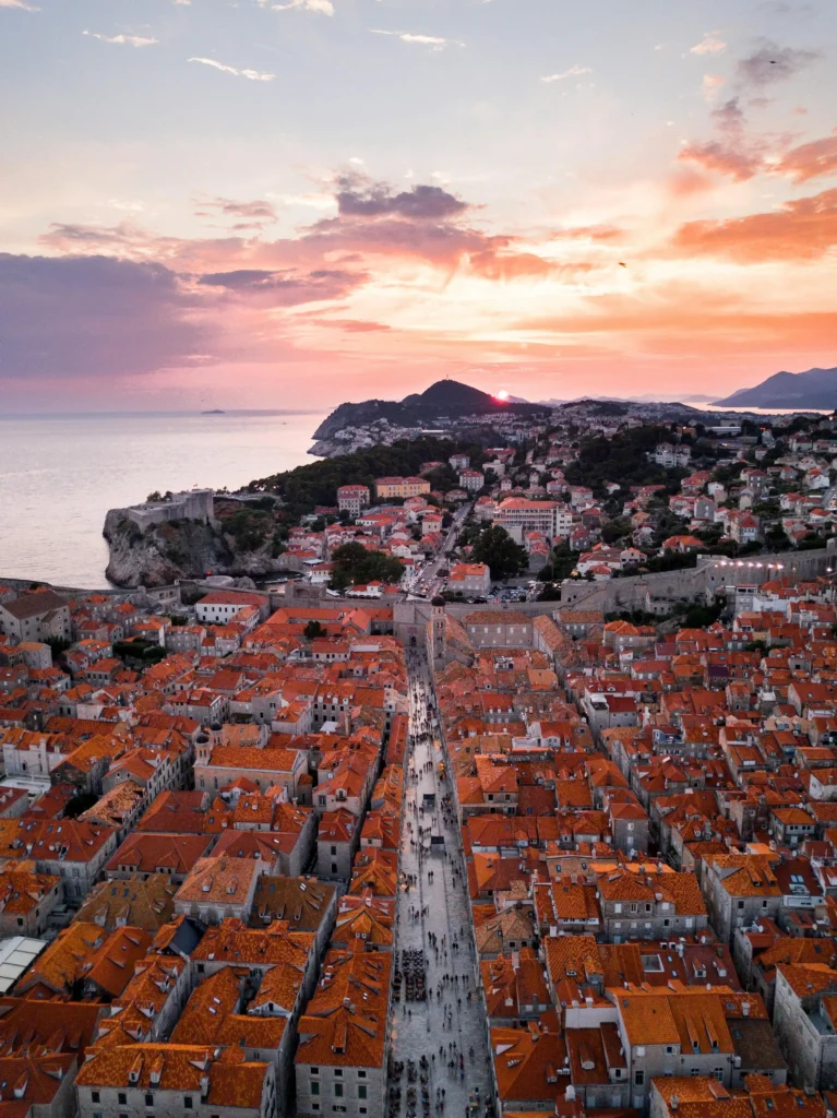Grad Dubrovnik iz zraka